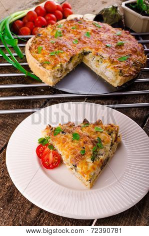 French Quiche Vegetarian