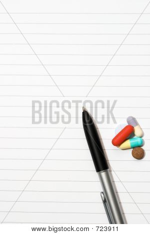 Editor, einen Stift, Pillen