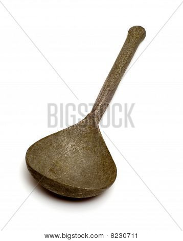 Cuchara de lata.