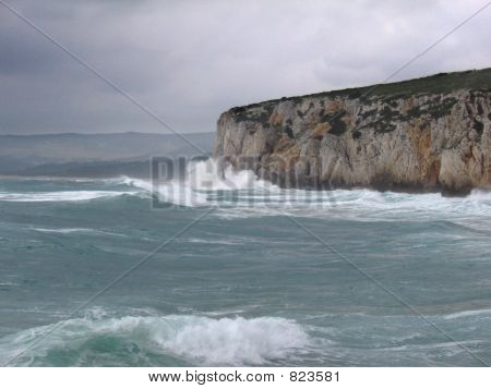 狂牛病の海 Buggerru、サルデーニャ、イタリアで