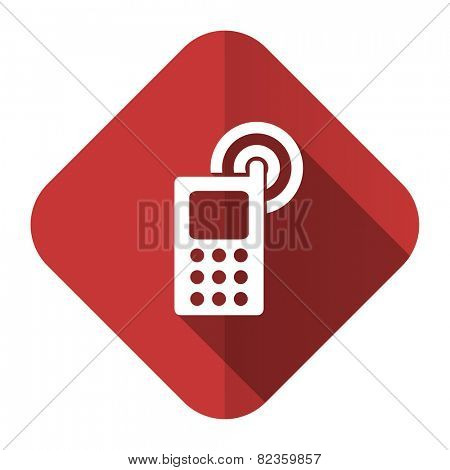 phone flat icon mobile phone sign 