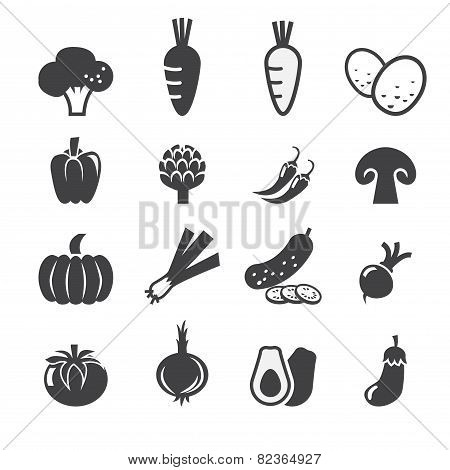 Vegetables Icon Set