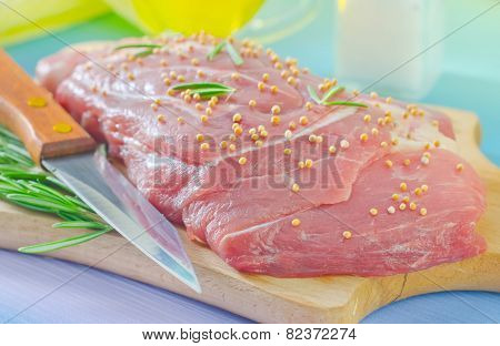 raw meat