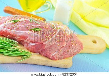 raw meat