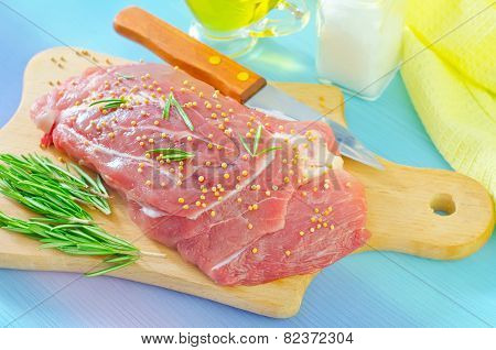 raw meat