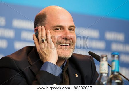 BERLIN- FEBRUARY, 05: Matthew Weiner. International Jury of Berlinale. Press Conference at Hyatt Hotel, February, 05, 2015 in Berlin, Germany