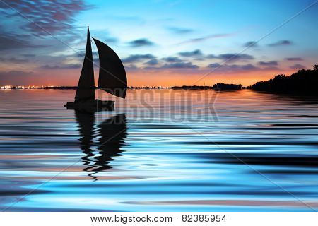 ship at sea