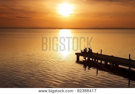 watching the sun