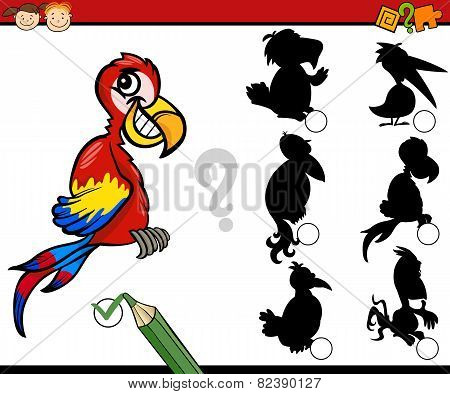 Education Shadows Game Cartoon