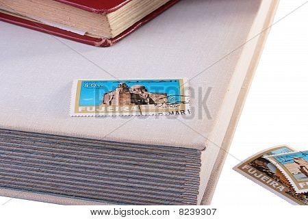 Spojené arabské emiráty - cca 1966: Razítko Fujeira