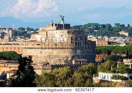 View On Castel Sant'angelo, Rome
