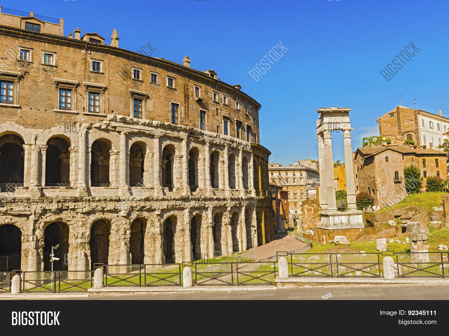 Theatre Marcellus Rome Image & Photo (Free Trial) Bigstock