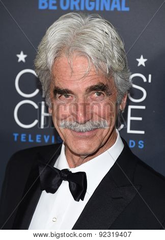 LOS ANGELES - MAY 31:  Sam Elliott arrives to the Critic's Choice Television Awards 2015  on May 31, 2015 in Hollywood, CA                