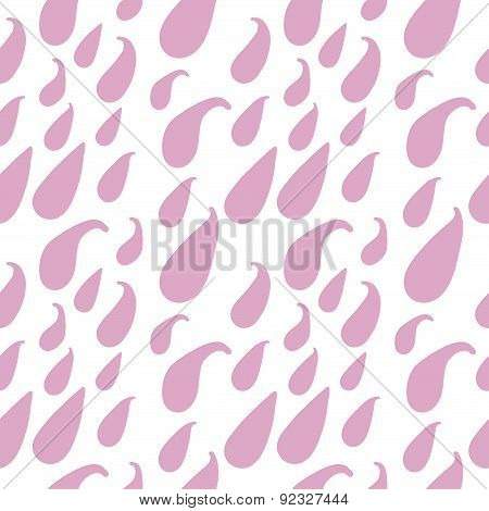 Rain. Drops. Vector seamless illustration