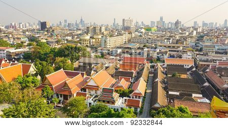View Of Bangkok From Golden Mount