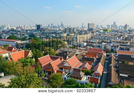 View Of Bangkok From Golden Mount