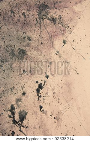 Old Paper. Abstract Color Backgrounds, Painting Colage With Spots