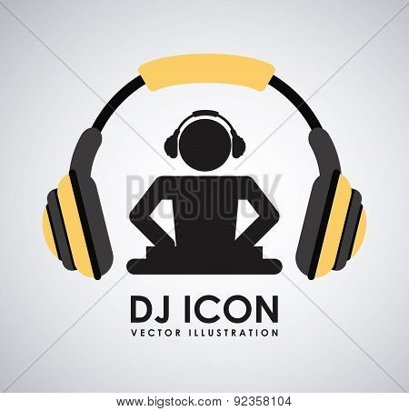 dj icon design