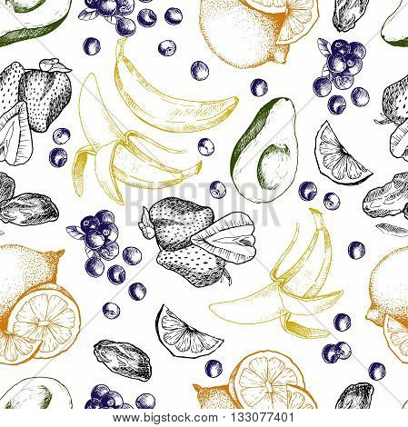 Vector hand drawn illustration of peach or apricot or nectarine fruit. Engraving summer fresh fruit isolated on white background. For cocktail smoothie desserts and salsds.