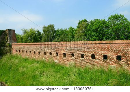 RAMPARTS OF MONTREUIL ON SEA, PAS DE CALAIS, THE NORTH OF FRANCE