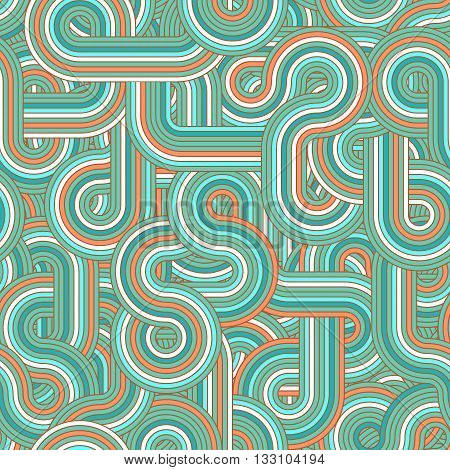 round cable labyrinth pattern endless and intricate