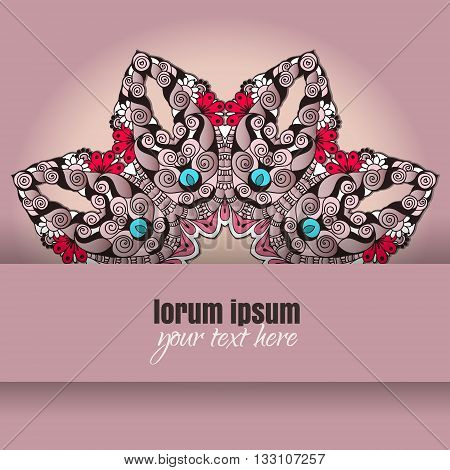 Circular Floral Ornament