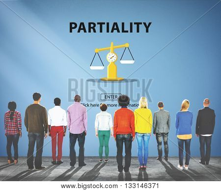Partiality Prejudice Unfairness Help Victims Bias Concept