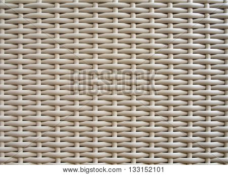 Close up Detail of Furniture see Plastic weave texture