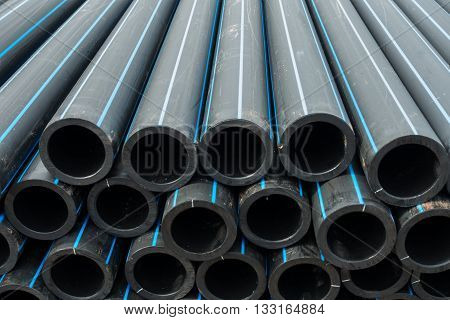 HDPE potable pipe HDPE pipeline Storage of HDPE pipe HDPE pipe.