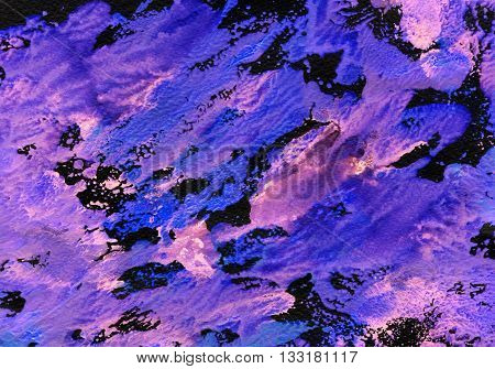 Abstract Watercolor Colorful Texture Art Background. Monotype effect of paint and paper. Paint texture background. Splatter Paint Splash background textures. Made by gouache and watercolor paint.