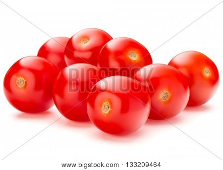 fresh cherry tomato isolated on white background cutout