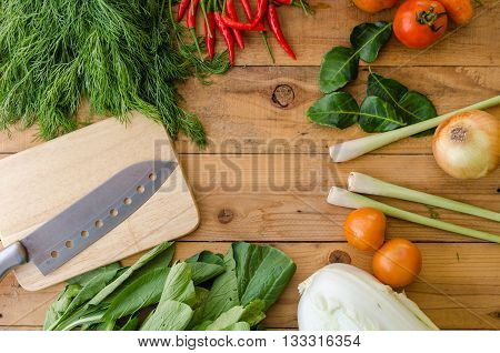 Assortment Of Fresh Vegetables Close Up