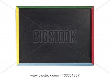 blank blackboard isolated on a white background