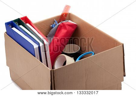 ready for dorm isolated on a white background