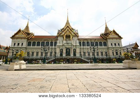 Chakri maha prasat throne hall, grand palace bangkok, Thailand.