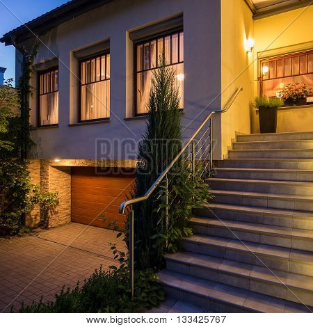 Modern And Illuminated Facade