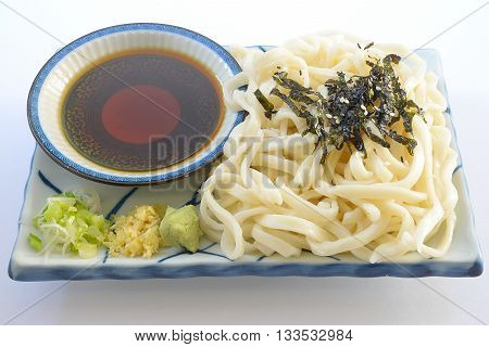 close up Japanese cuisine, zaru udon noodle