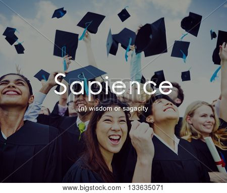 Sapience Highly Educated People Graphic Concept