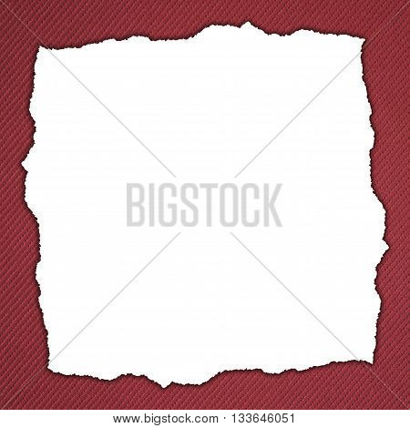 Background made ​​of fabric imitating burnt frame