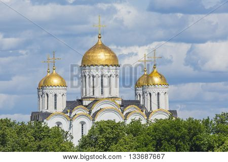 Assumption Cathedral At Vladimir In Summer, Unesco World Heritage Site, Vladimir, Russia.