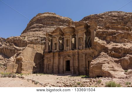 Ad Deir, The Monastery Temple Of Petra, Jordan0