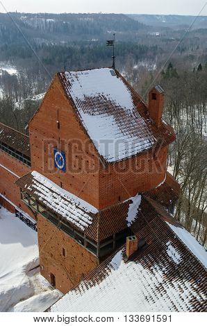 Turaida Castle Is A Recently Reconstructed Medieval Castle In Turaida, In The Vidzeme Region Of Latv