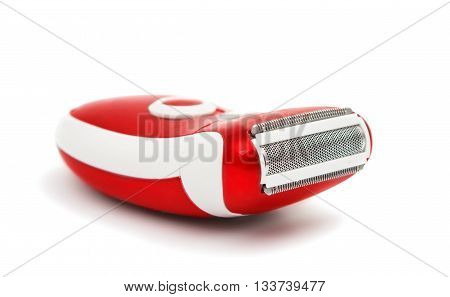 Electric epilator isolated on over white background