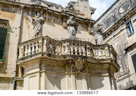 Propylaea, Main Gateway Of Cathedral Square In Lecce, Salento, Italy