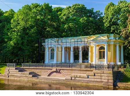 Rossi Pavilion at the Mikhailovsky Garden. St. Petersburg. Russia