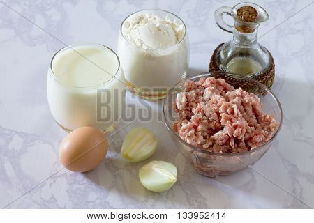 Open Pies With Meat (belyashi) - The Cooking Process.