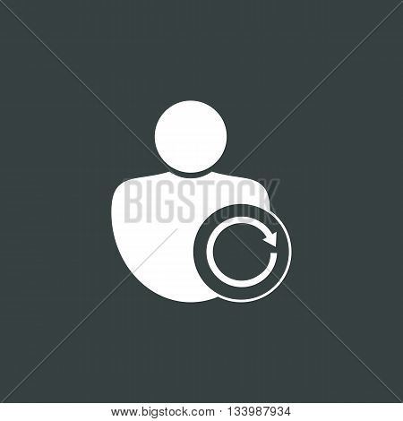 User Reload Icon In Vector Format. Premium Quality User Reload Symbol. Web Graphic User Reload Sign