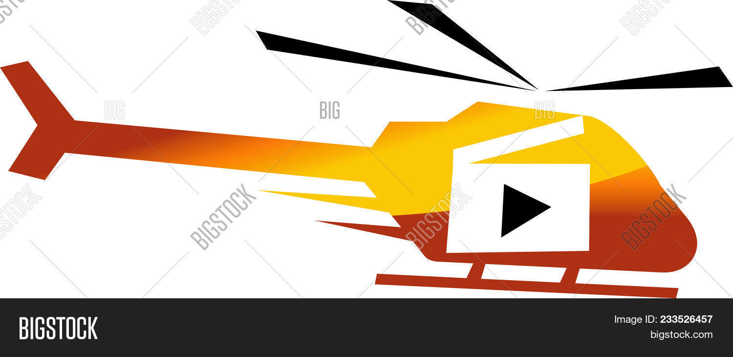 Helicopter Motion Vector Photo Free Trial Bigstock