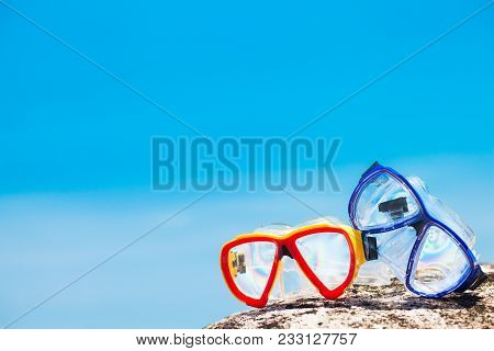 Remote Tropical Beaches And Countries. Travel Concept