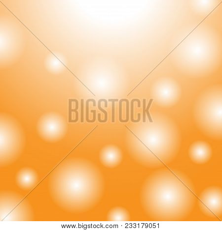 Soft Light Of Abstract Blur Bokeh Background. Vector Image
